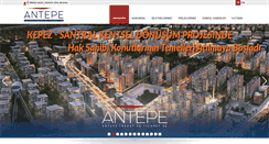 Desktop Screenshot of antepeinsaat.com